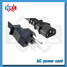 UL CUL certified USA Canada 3pin ac power cord connector